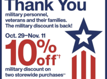 U.S. Veterans, Active Duty and Family Members Can Save 10% on Two Target Shopping Trips with This Annual Veterans Day Promotion Now Through November 11th